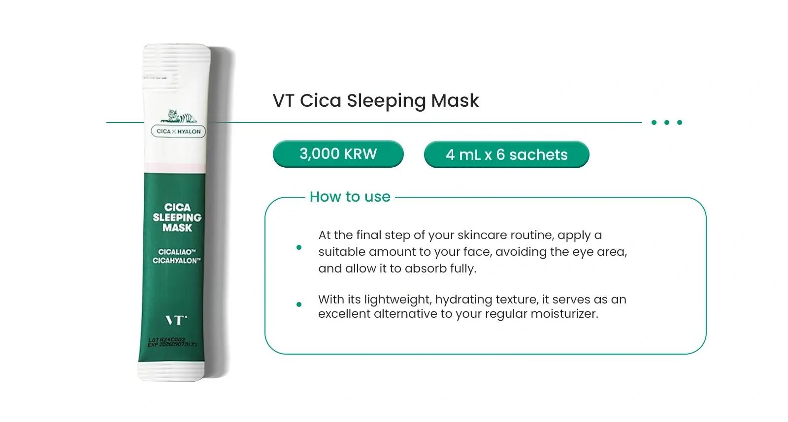 VT Cica Sleeping Mask