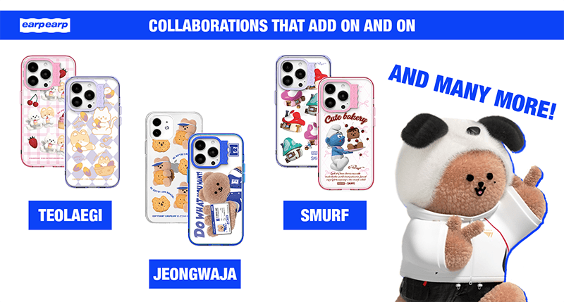 earpearp character phone cases and collaborations