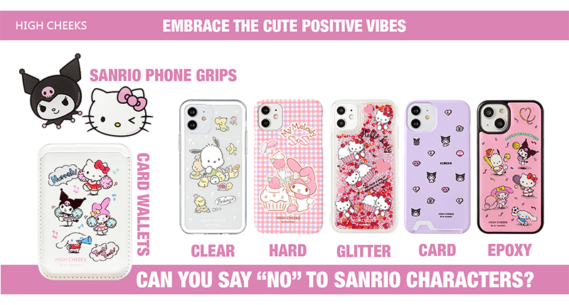 high cheeks cute sanrio phone cases