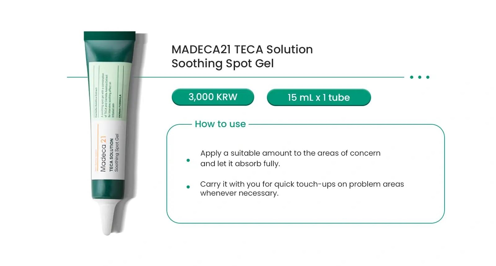 MADECA21 TECA Solution Soothing Spot Gel